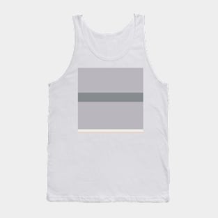 A sensational collection of Alabaster, Philippine Gray, Silver and Lotion Pink stripes. Tank Top